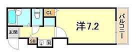 ハイム将軍通 101 ｜ 兵庫県神戸市灘区将軍通３丁目（賃貸アパート1K・1階・20.75㎡） その2