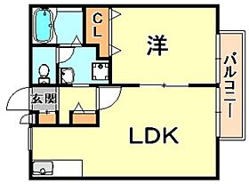 アイラックス六甲 207 ｜ 兵庫県神戸市灘区宮山町１丁目（賃貸アパート1LDK・2階・34.50㎡） その2