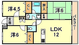 ハニービーガーデン 203 ｜ 兵庫県神戸市灘区深田町１丁目（賃貸マンション3LDK・2階・63.95㎡） その2