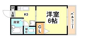 グリーンハイツ青木 202 ｜ 兵庫県神戸市東灘区青木５丁目（賃貸アパート1K・2階・19.60㎡） その2