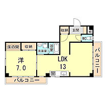 白翠シャトル御影 504 ｜ 兵庫県神戸市東灘区御影郡家１丁目（賃貸マンション1LDK・5階・56.10㎡） その2