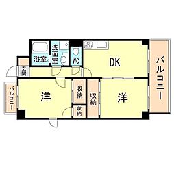 間取図画像 2DK