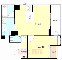 シャーメゾン エフフィールド 2階