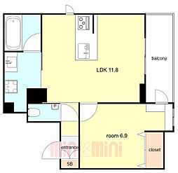 シャーメゾン エフフィールド 3階