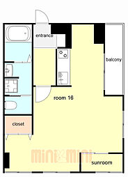 間取図画像 ワンルーム