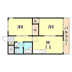 ハイライフ雲雀ヶ丘 3階/301