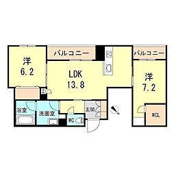 シャーメゾン ルポア 2階