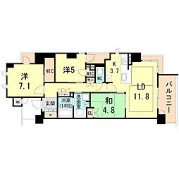 ジオ西宮北口 瓦林町 5階