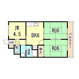 間取図画像 3DK