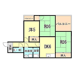 間取図画像 3DK