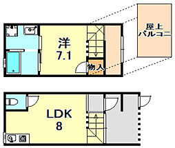 間取図画像 1LDK