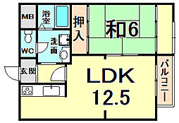 間取図画像 1LDK