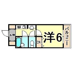 間取図画像 1K