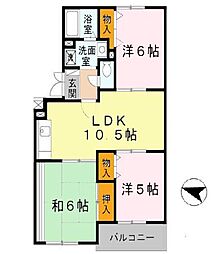 トリヴァンベール武庫川 2階/203