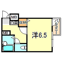 間取図画像 ワンルーム