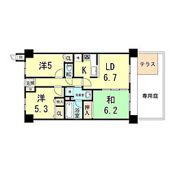 間取図画像 3LDK