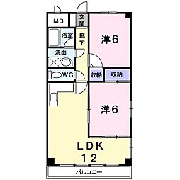 サンクレールII 2階