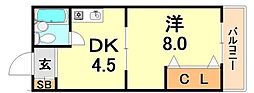 間取図画像 1DK