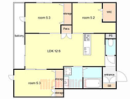 Ｌａ　ｖｉｔａ摂津本山 4階