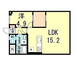間取図画像 1LDK