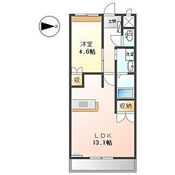 間取図画像 1LDK