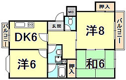 熊野町ハイツ 3階