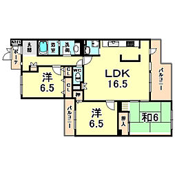 間取図画像 3LDK