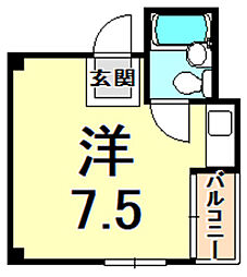 間取図画像 ワンルーム
