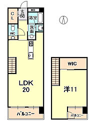 間取図画像 1LDK