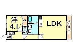 間取図画像 1LDK