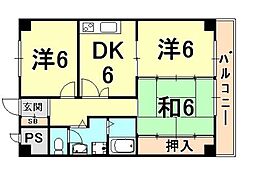 フェイバリー甲東園I 3階