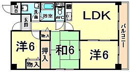 間取図画像 3LDK