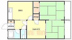 ケイアンドエスマンション白川台 2階/206