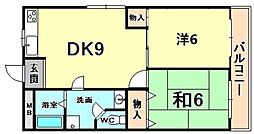 間取図画像 2DK