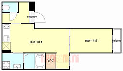 間取図画像 1LDK
