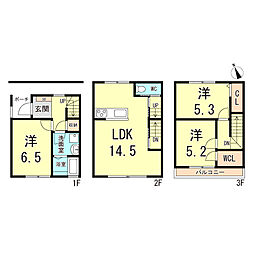 間取図画像 3LDK