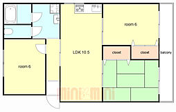 サンハイツ西宮 2階