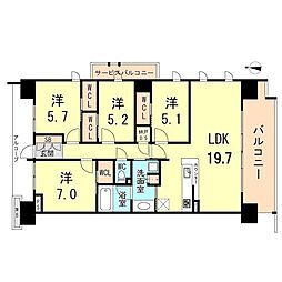 間取図画像 4LDK