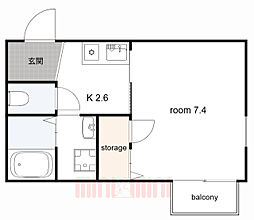 ラフォーレ御影 2階