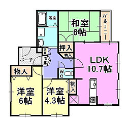 間取図画像 3LDK