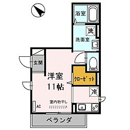 フェリオ鳴尾 2階