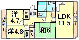 キャナル西宮 4階