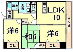 間取図画像 3LDK