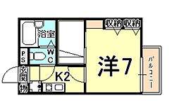 レオパレス高友 1階/101