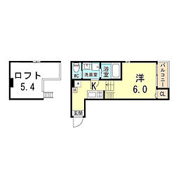 ハーモニーテラス花川II 2階