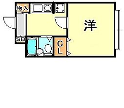 MAYA桜ビレッジ 1Kの間取図画像