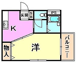 クレール甲南 3階/303