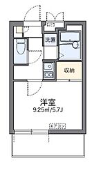 レオパレスコントワール御影石町 1Kの間取図画像