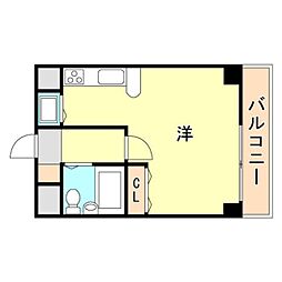 フォルム芦屋アヴァンセ ワンルームの間取図画像