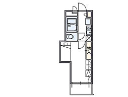 レオパレスル・コントワール 1Kの間取図画像